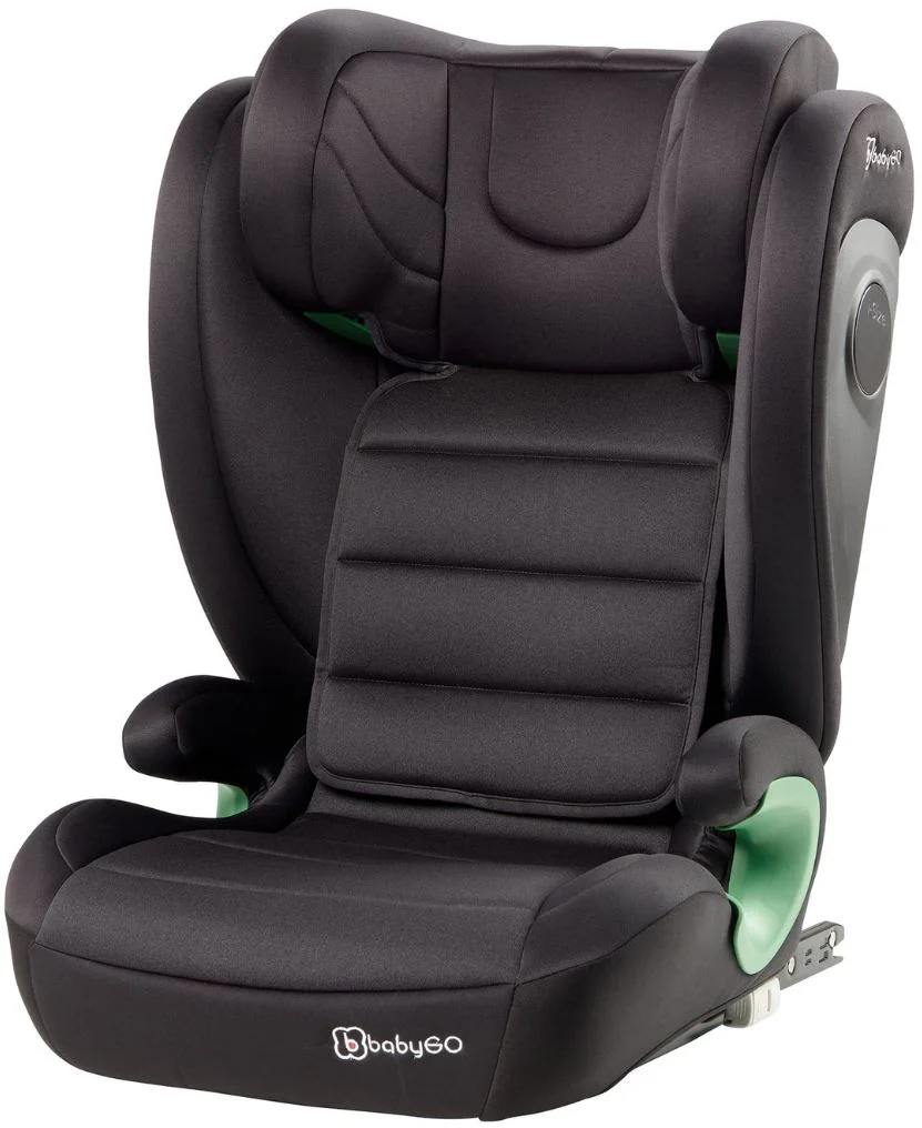 Scaun auto i-Size BabyGo SafeChild Black, 100-150 cm, certificat R129