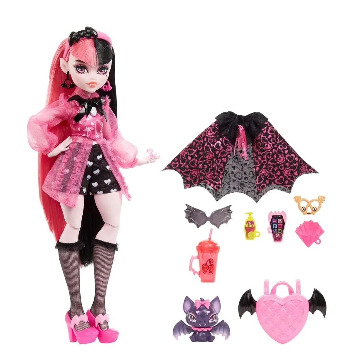 Papusa Mattel Monster High Draculaura si contele Fabulous