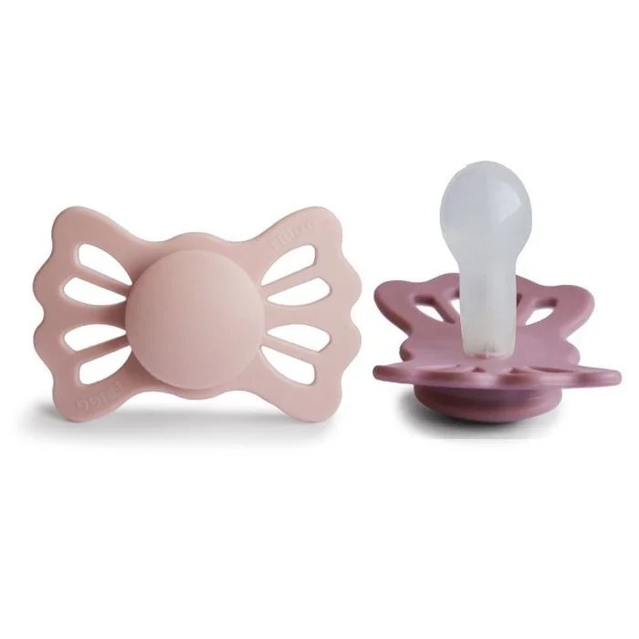 Set suzete simetrice din silicon Frigg Lucky Blush - Cedar (6-18 luni), 2 buc. foto