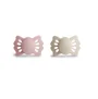 Set suzete simetrice din silicon Frigg Lucky Cream - Blush (0-6 luni), 2 buc. foto