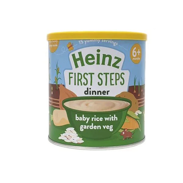 Terci Heinz First Steps Orez cu legume (6+ luni), 200 g