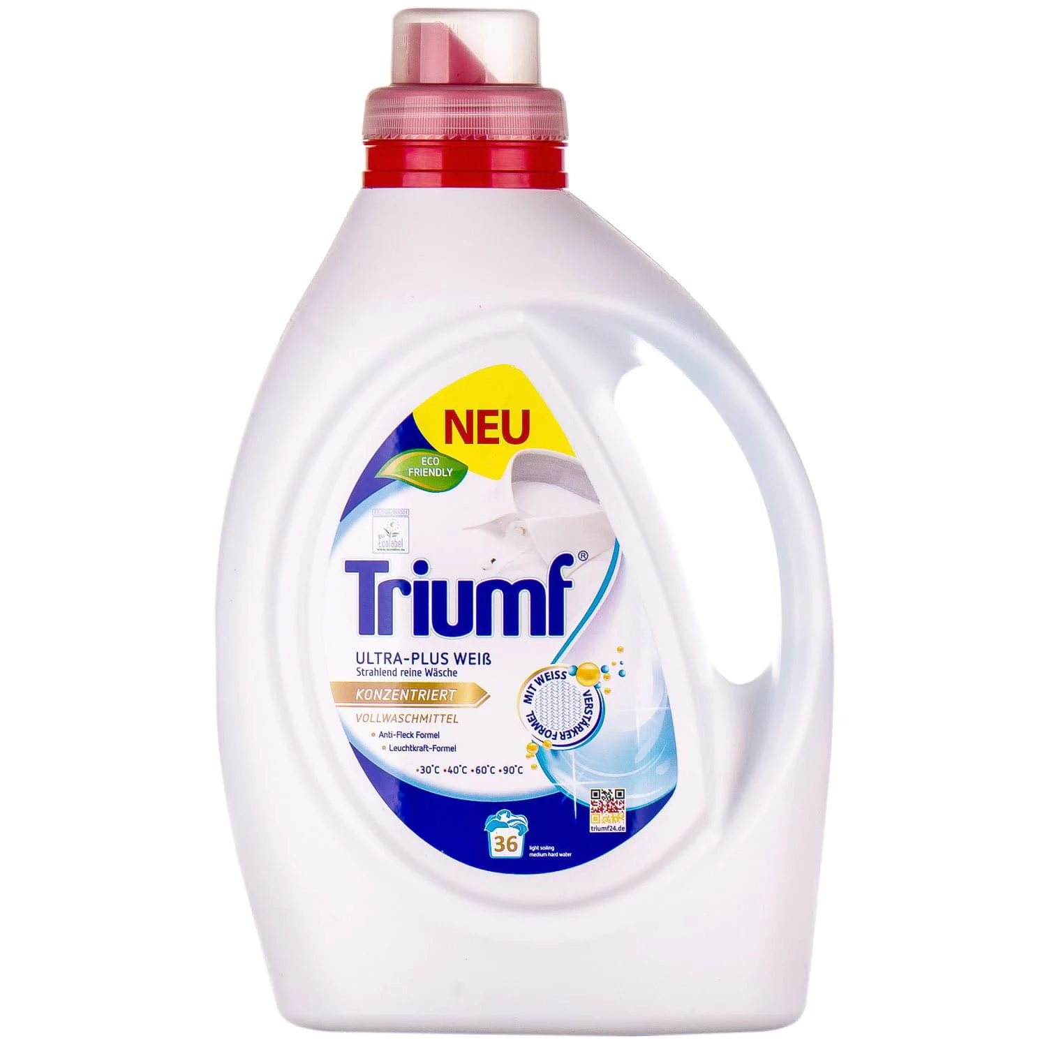 Detergent lichid Triumf White, 2000 ml foto
