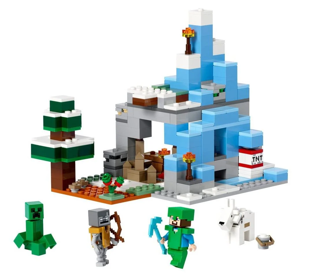 image for Конструктор Lego Minecraft Ледяные вершины, 304 эл. foto
