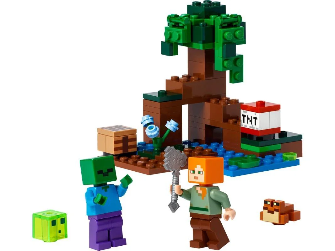 image for Конструктор Lego Minecraft Болотное приключение, 65 эл. foto