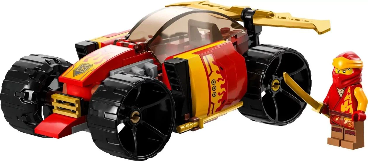 image for Set de constructie Lego Ninjago Masina de curse ninja a lui Kai, 94 el. foto
