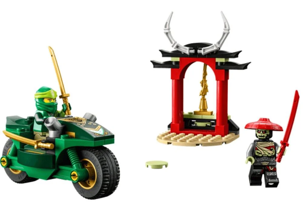 Set de constructie Lego Ninjago Motocicleta de strada Ninja a lui Lloyd, 64 el. foto