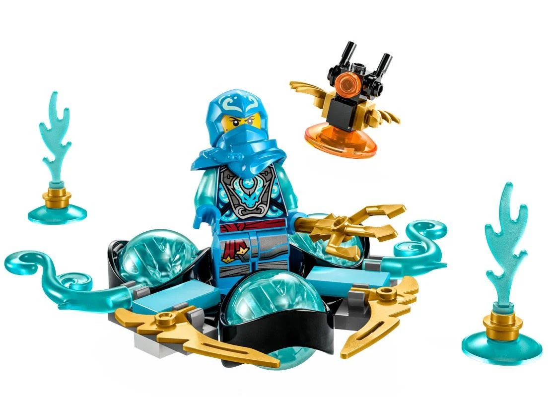 Set de constructie Lego Ninjago Driftul Spinjitzu al Nyei cu puterea dragonului, 57 el. foto