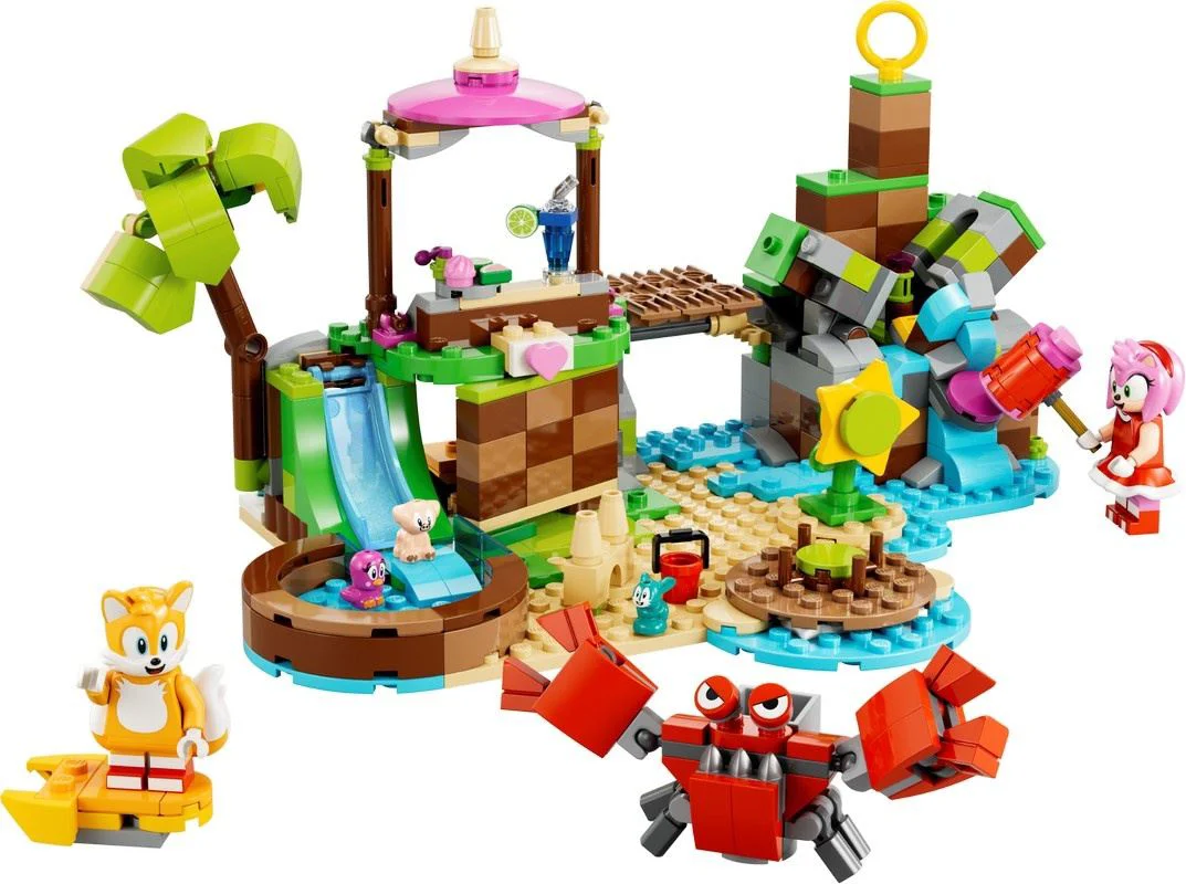 Set de constructie Lego Insula lui Amy pentru salvarea animalelor, 388 el. foto