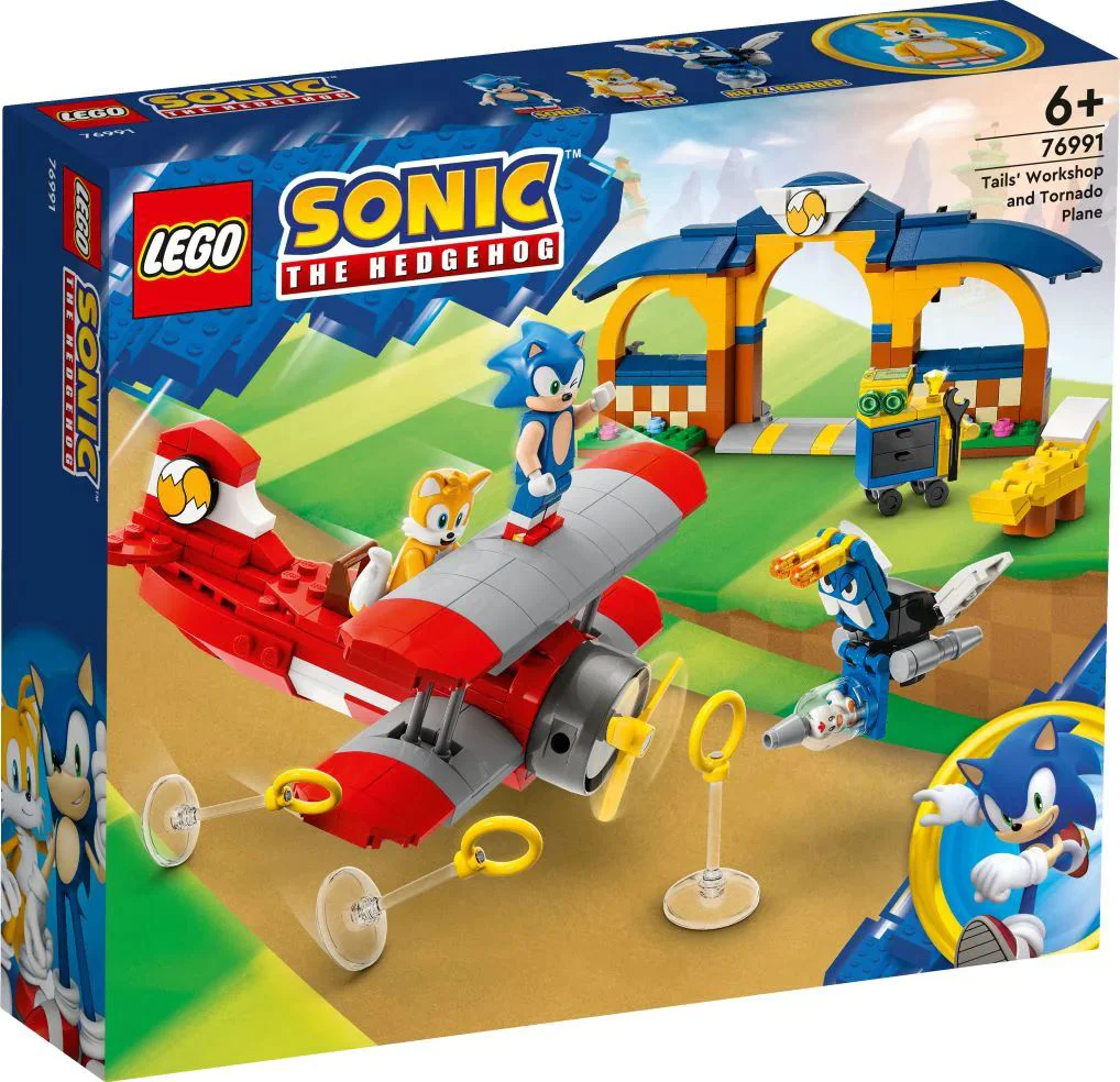 Set de constructie Lego Мастерская Тейлза и самолет Торнадо, 376 эл.