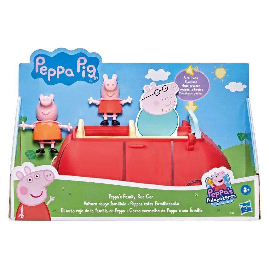 Set de joaca Peppa Pig Family Red Car