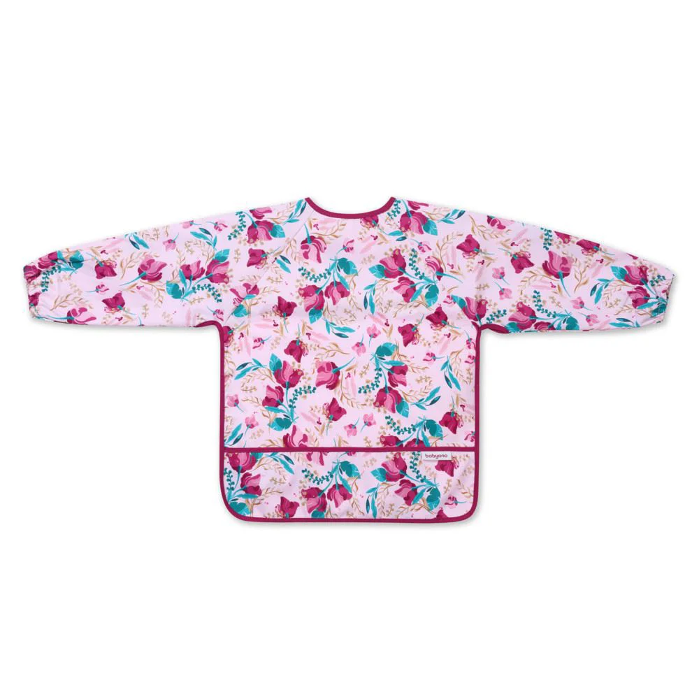image for Baveta cu maneci lungi BabyOno Floral foto