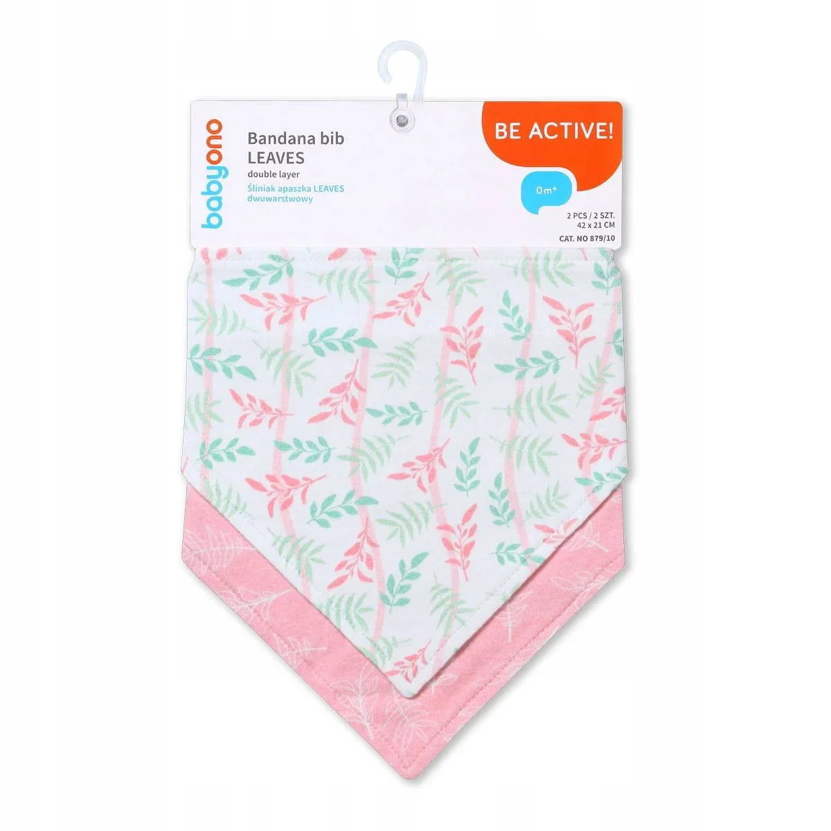 image for Set bavete-bandane BabyOno Leaves, 2 buc. foto