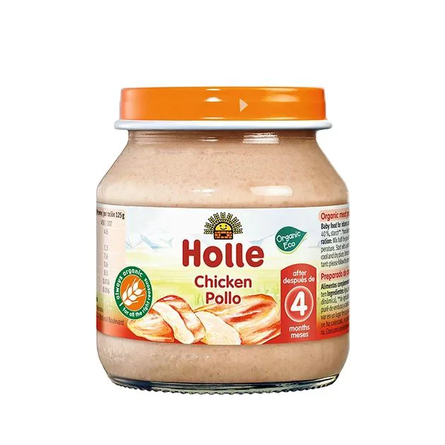 image for Пюре куриное Holle (4+мec.), 125г. foto