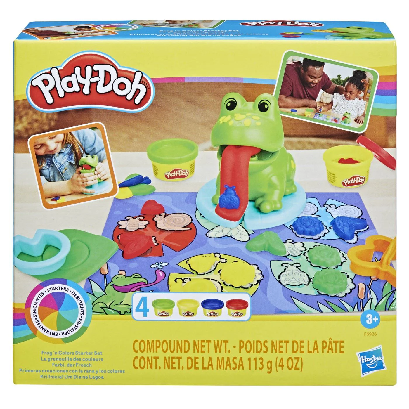 Set de plastilina Play-Doh Frog N Colors Starter Set foto