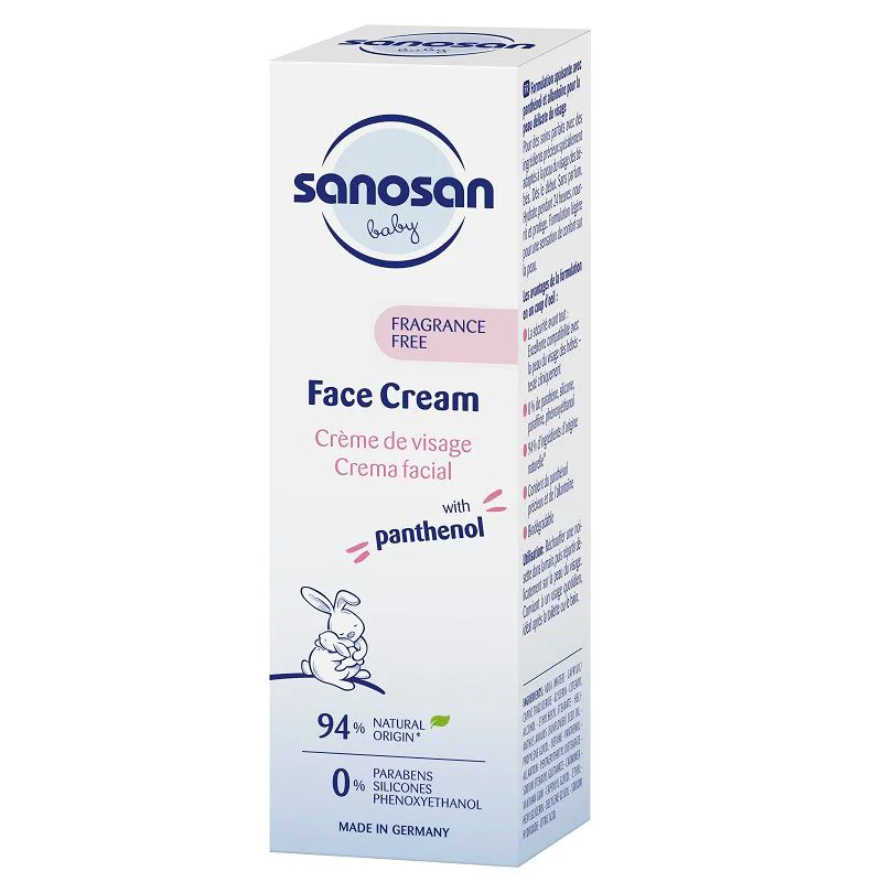 Crema pentru fata Sanosan Baby, 50 ml