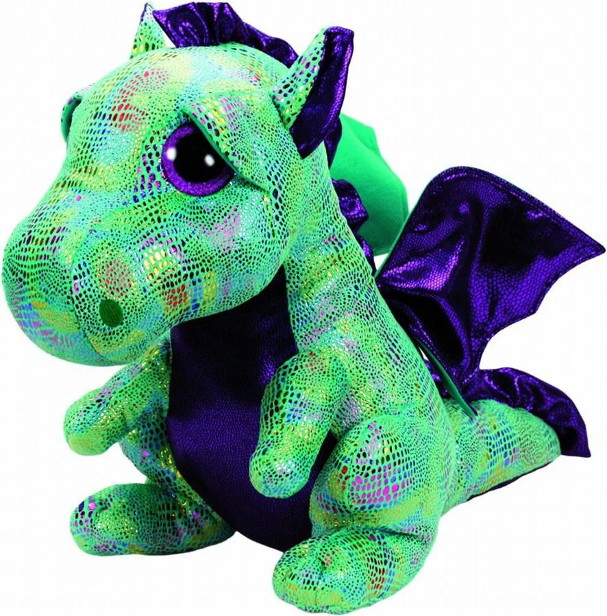Jucarie de plus TY Dragonul Cidner, 15 cm foto