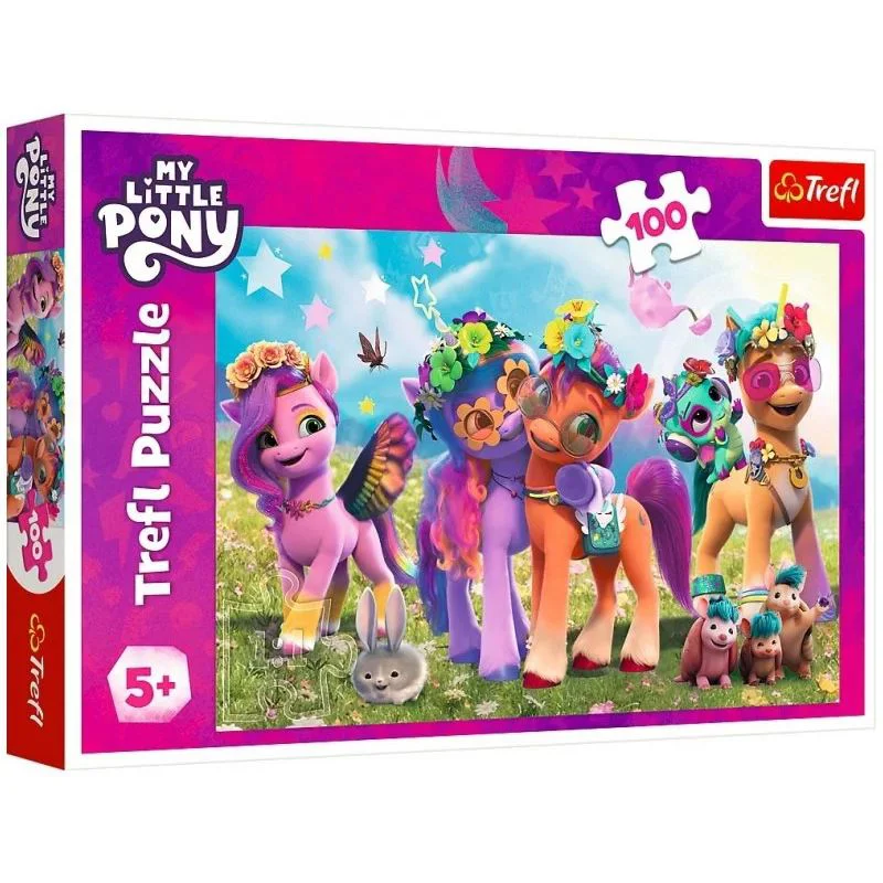 Puzzle Trefl Poneii veseli, 100 el. foto