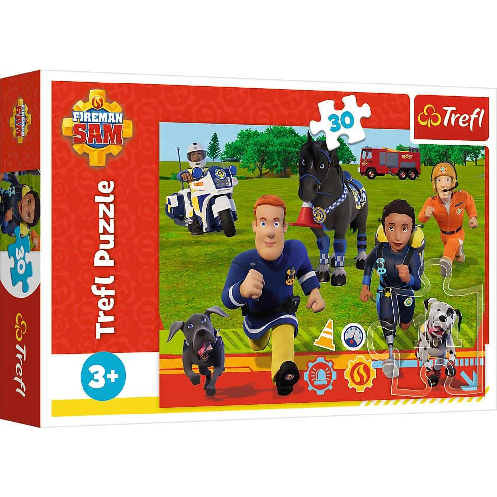 Puzzle Trefl Gata de salvare, 30 el. foto