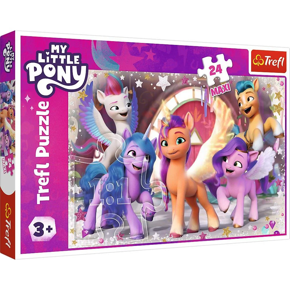 Puzzle Trefl O zi frumoasa din viata poneilor, 24 Maxi el. foto