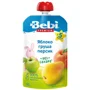 Пюре Bebi Premium яблоко-груша-персик (5+мес), 90г