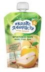 Piure Когда Я вырасту de mere, pere si pepene galben (6+ luni), 220 g