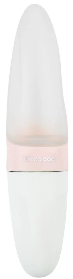 Силиконовая детская бутылочка с ложечкой KikkaBoo Comet Pink, 90 мл