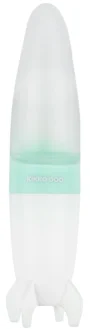 Силиконовая детская бутылочка с ложечкой KikkaBoo Rocket Mint, 90 мл