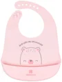 Силиконовый нагрудник KikkaBoo Bear With Me Pink foto