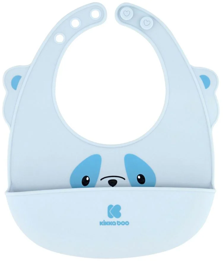 image for Baveta din silicon KikkaBoo Blue foto