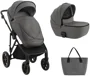 Carucior 2 in 1 KikkaBoo Thea Grey foto