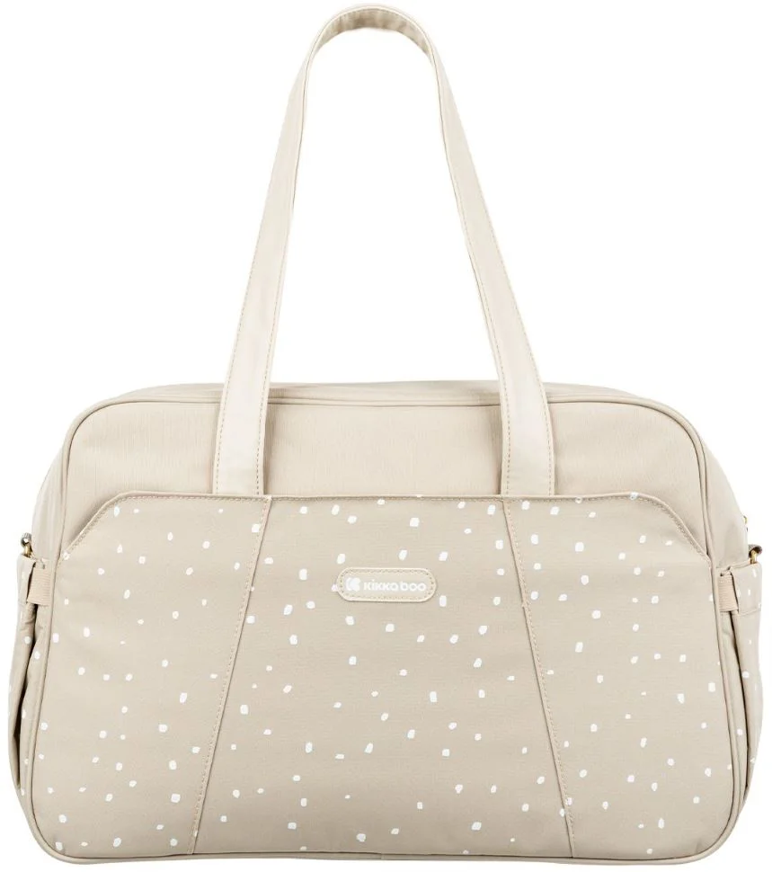 Geanta pentru mame KikkaBoo Chelsea Dots Beige