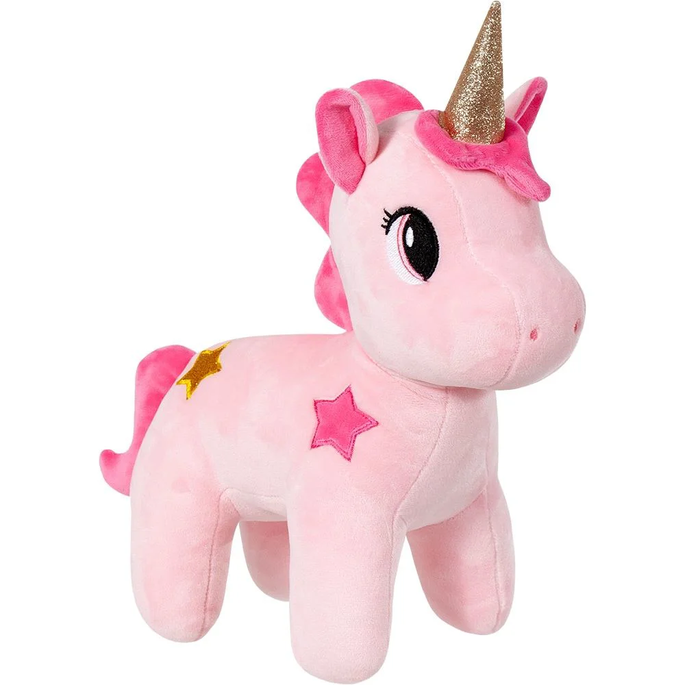 Jucarie de plus Stip Unicorn Roz, 30 cm foto