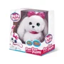 Интерактивная игрушка Pets Alive Белый щенок с розовым бантиком