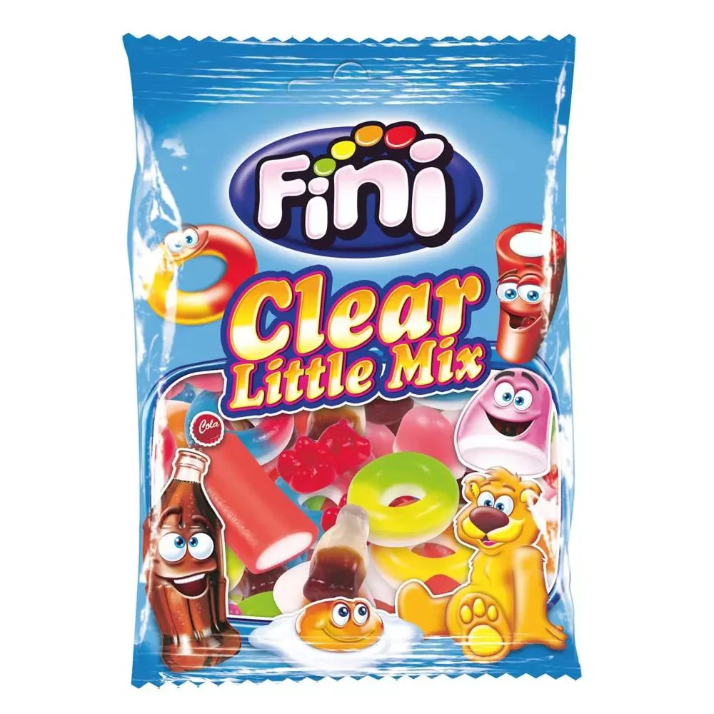 image for Bomboane gumate Fini Clear Little Mix, 90 g foto