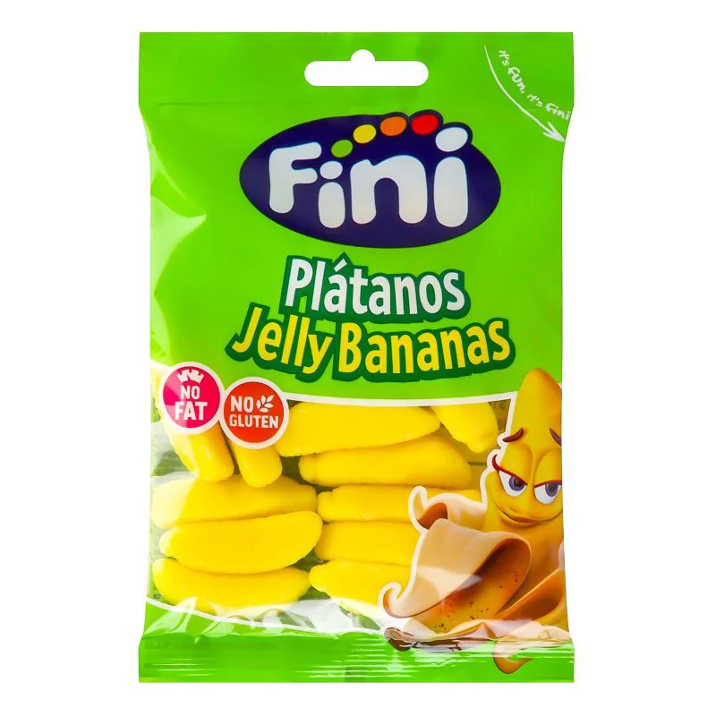 image for Bomboane gumate Fini Foam Bananas, 90 g foto