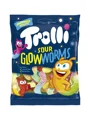 Bomboane gumate Trolli Glowworms, 100 g