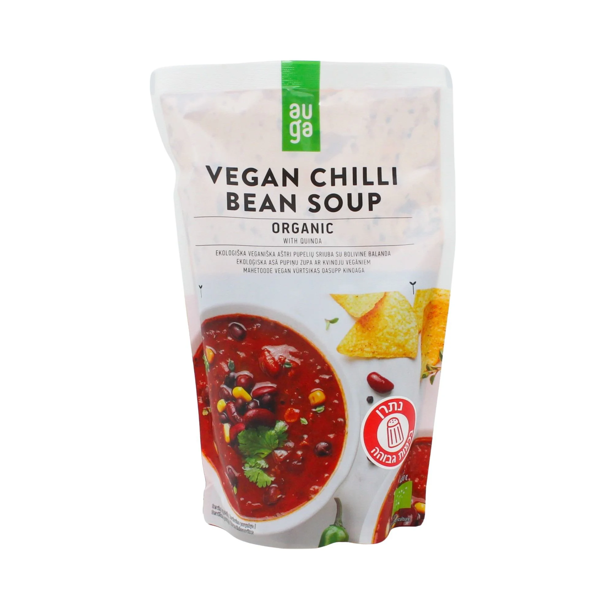 Ciorba Bio Auga de fasole cu chili si quinoa, 400 g foto