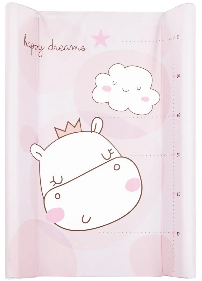 Saltea pentru infasat tare KikkaBoo Hippo Dreams, 80x50 cm