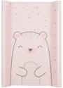 Пеленальный коврик KikkaBoo Bear with me Pink, 80x50 см