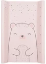 Saltea pentru infasat tare KikkaBoo Bear with me Pink, 70x50 cm