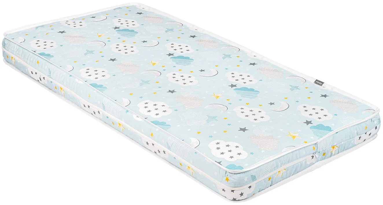 image for Saltea pentru patut KikkaBoo Day Dream Clouds Blue, 120x60x10 cm foto