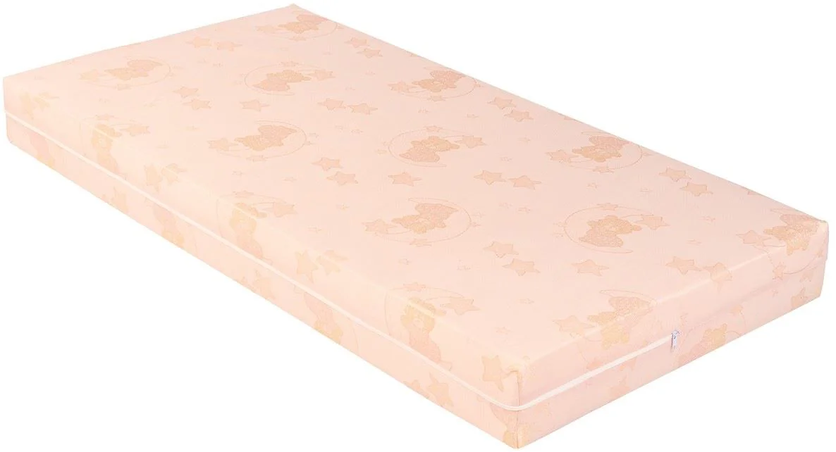image for Saltea pentru patut KikkaBoo Extra Comfort Bear Pink, 120x60x12 cm foto
