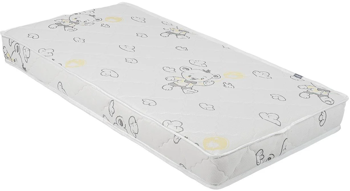 Saltea pentru patut KikkaBoo Memory Comfort Bear Grey, 140x70x12 cm foto