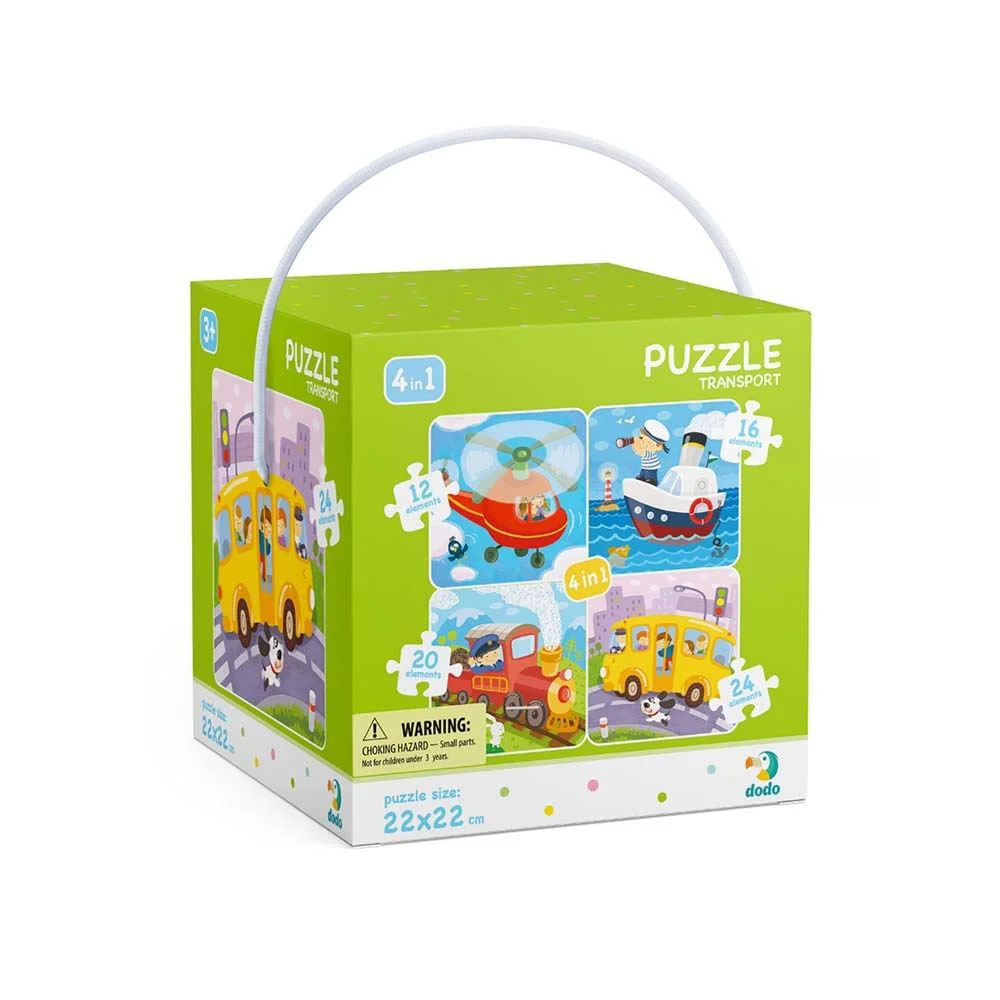 Puzzle 4 in 1 Dodo Transport