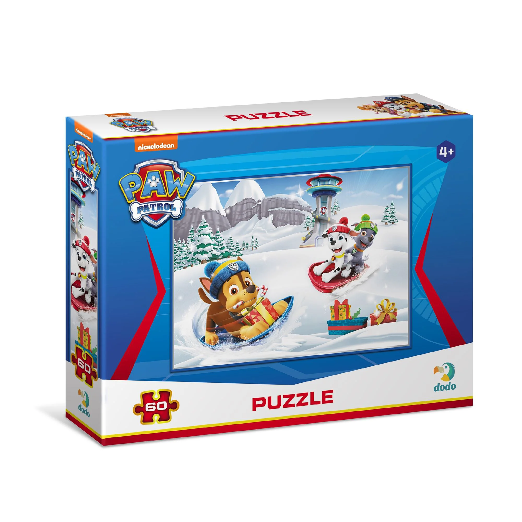 Puzzle Dodo Paw Patrol. La Sanius de Craciun, 60 piese