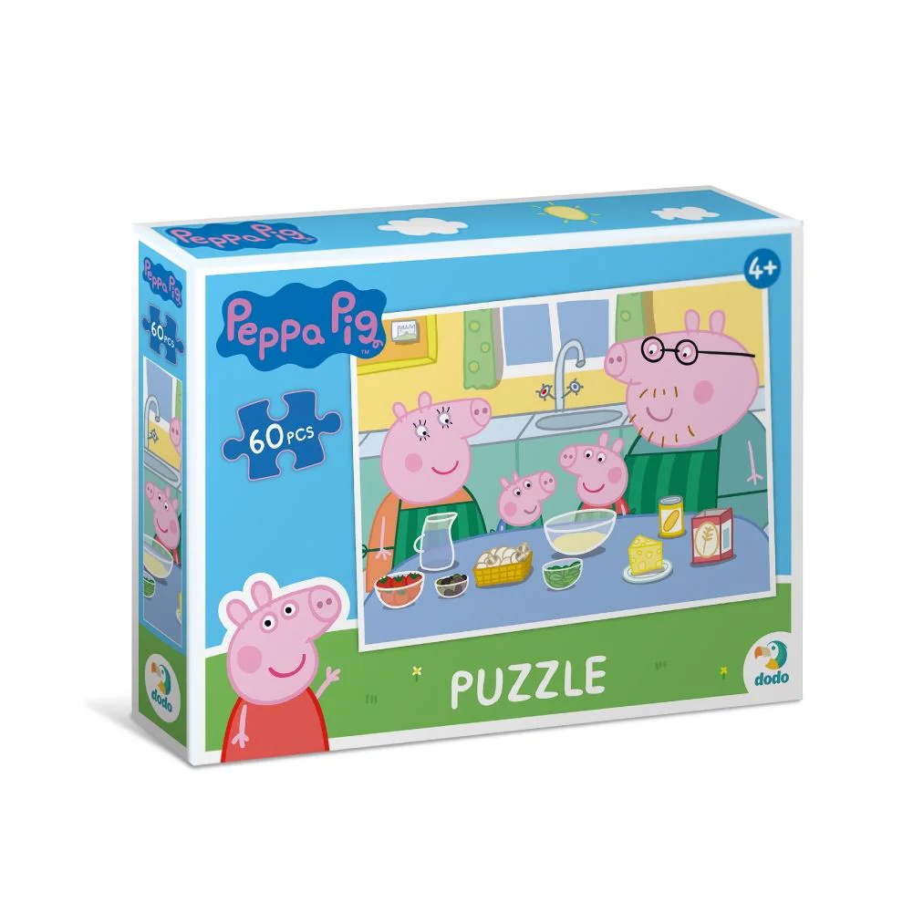 Puzzle Dodo Peppa Pig. Gatim Impreuna, 60 piese