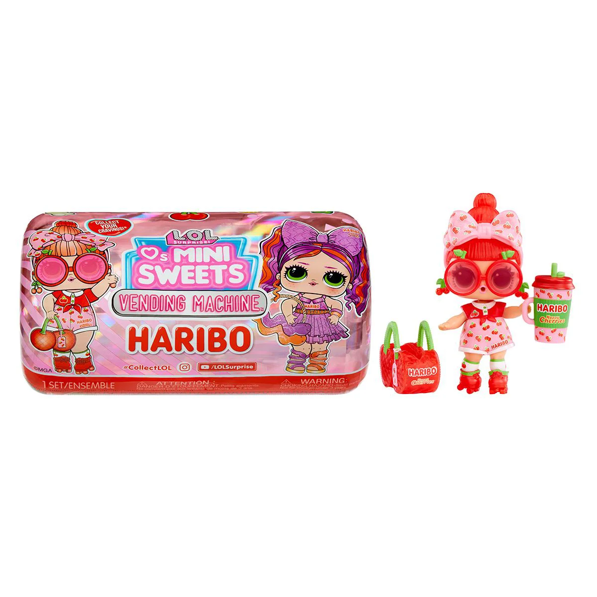 Papusa L.O.L. Surprise! Seria Loves Mini Sweets Haribo in capsula foto