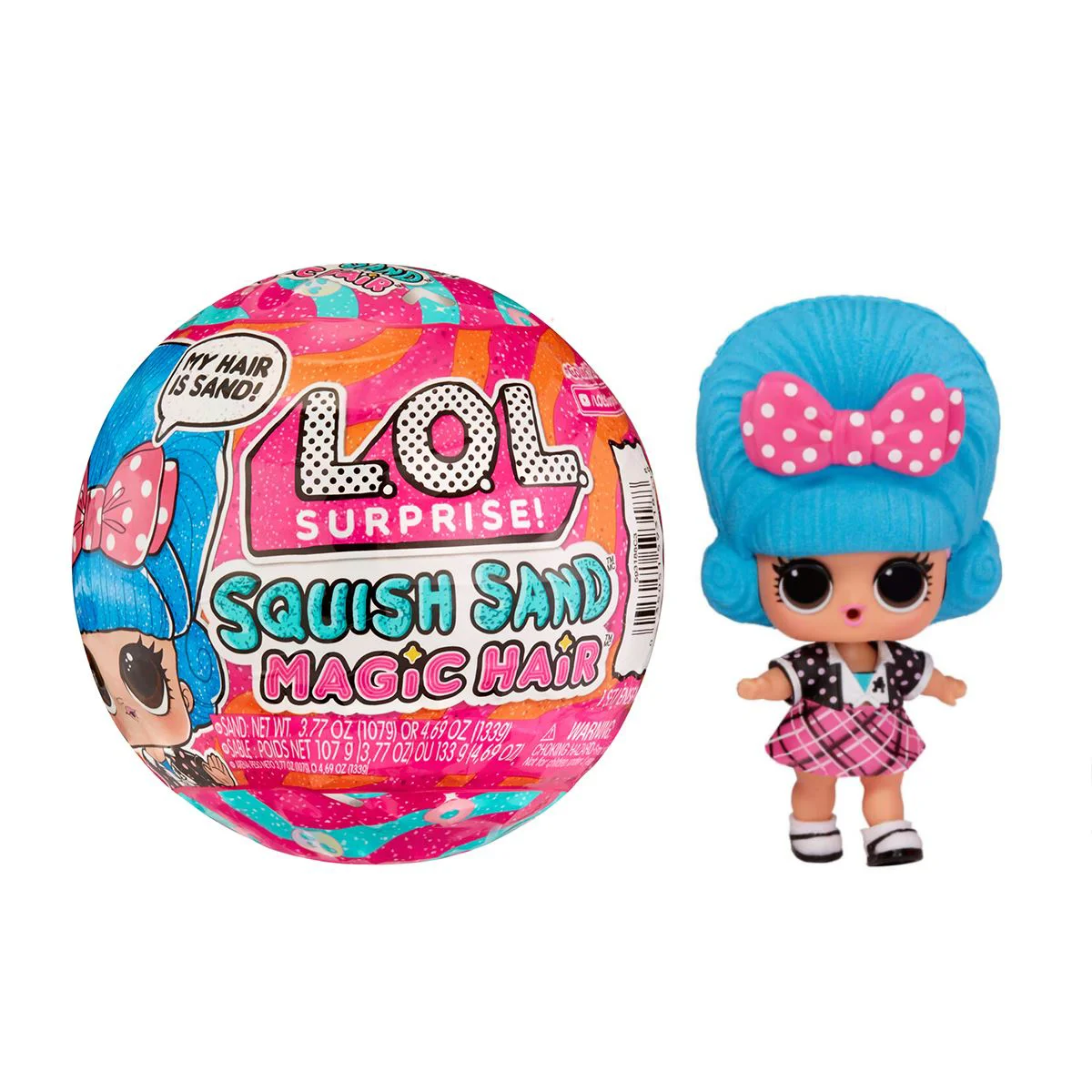 image for Papusa L.O.L. Surprise! Seria Squish Sand Magic Hair foto