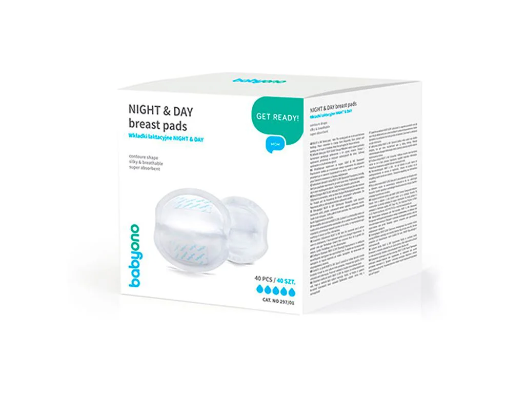 Абсорбенты для груди BabyOno Day Night, 40 шт. foto