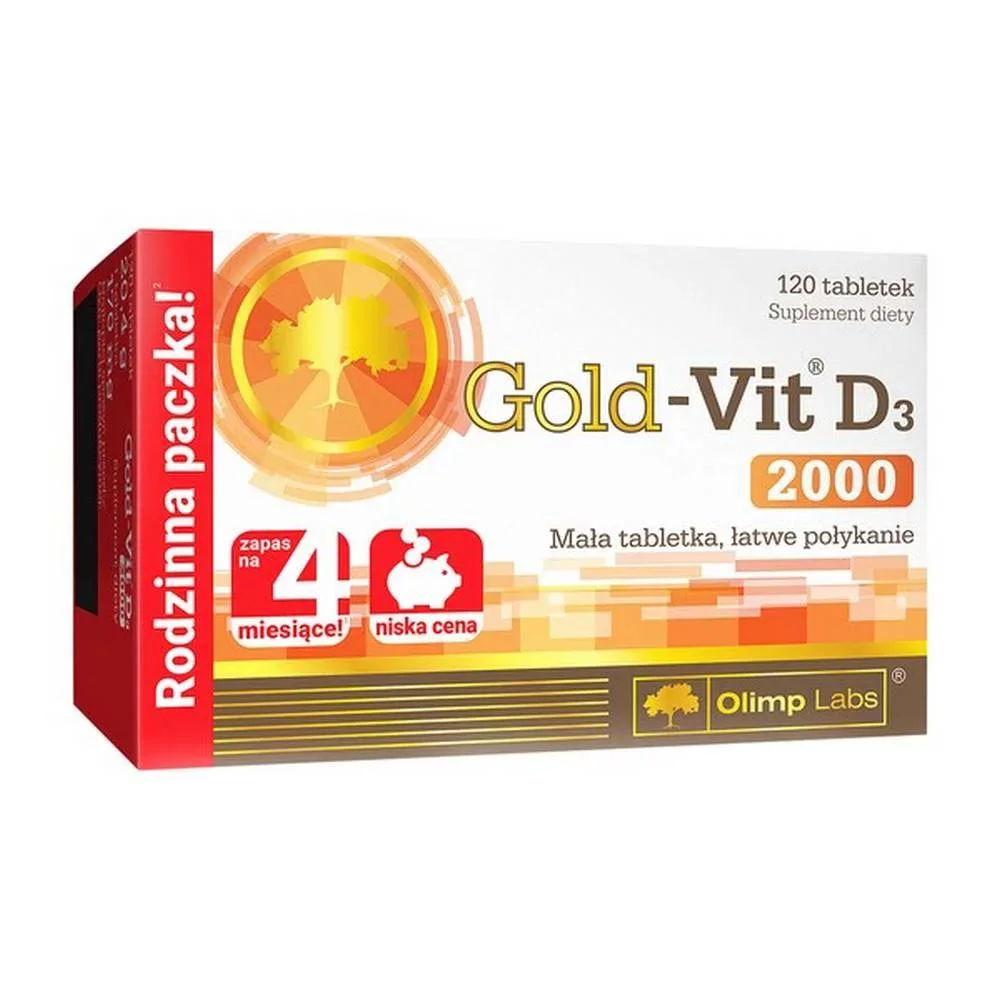 Витамин D3 Olimp Labs Gold 2000 МЕ, 120 таблеток